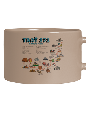 Trať 171 hrnek makronka Brown Macaron