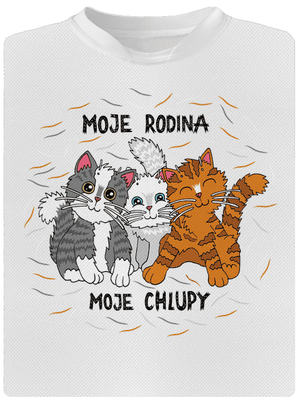 Moje rodina dětské sportovní tričko White