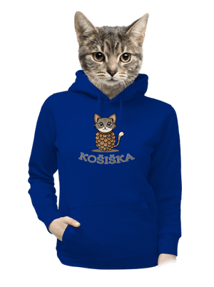 Košiška dámská mikina klokanka Royal Blue Mal