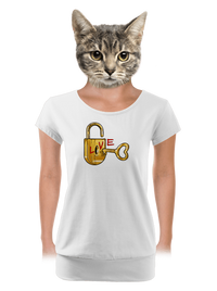 dámské tričko s lemem