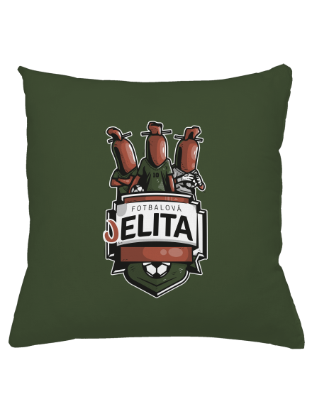 Fotbalová jelita polštář Olive Green