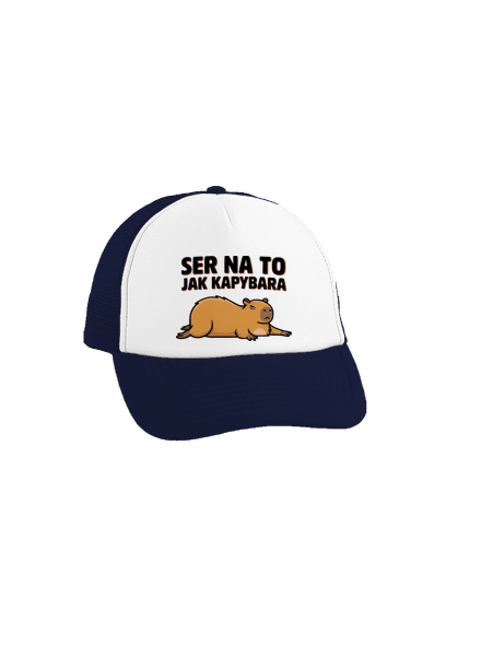 Jak kapybara kšiltovka truckerka French Navy cap