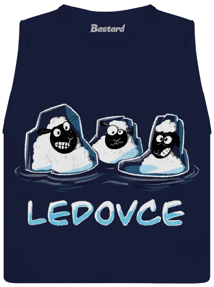 Ledovce dámské tílko volné Navy
