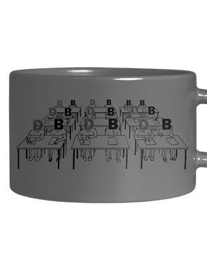 Cimrman: Debil, blbeček hrnek makronka Grey Macaron