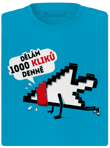 Klikař dámské sportovní tričko Blue Atol