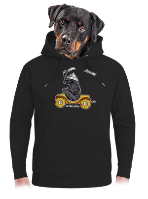 Vetřelníček unisex mikina premium Dark Black