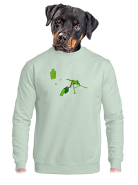 unisex mikina bez kapuce