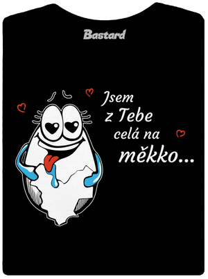 Vejce dámské tričko Black