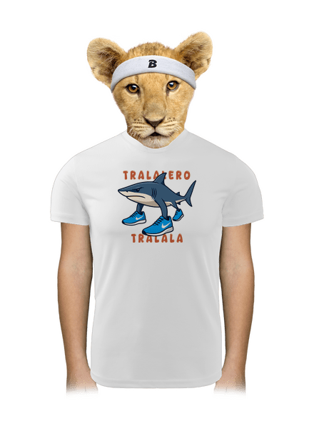 Tralalero Tralala – Italian Brainrot dětské sportovní tričko White