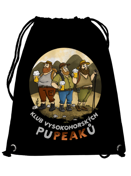 Klub pupeaků vak Black