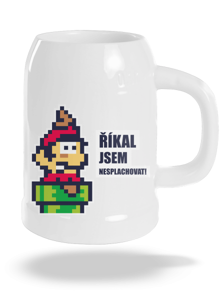 Nesplachovat půllitr White