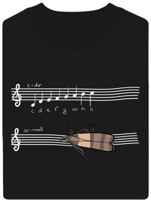 A - moll unisex mikina bez kapuce Black