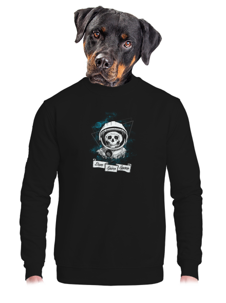 Dum Spiro Spero unisex mikina bez kapuce Black