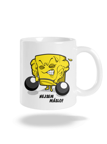 Nejsem máslo klasický hrnek White