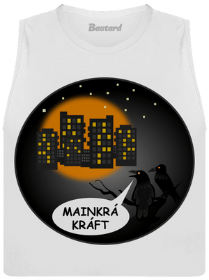 MainKráKráft dámské tílko volné White