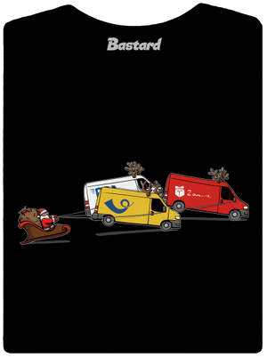 Santa se soby dámské tričko Black