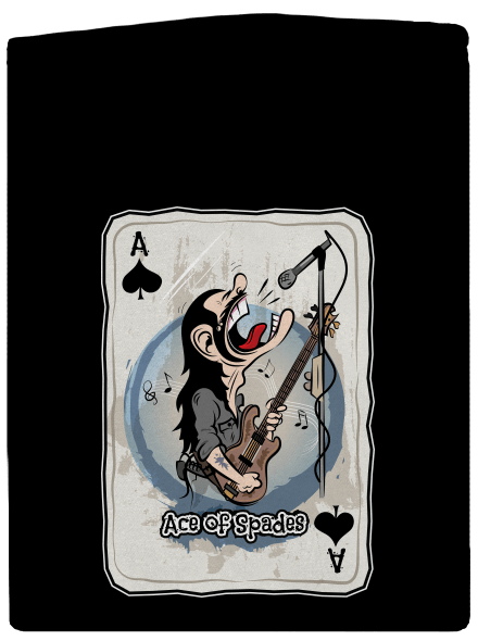 Ace of Spades pánská mikina na zip Black