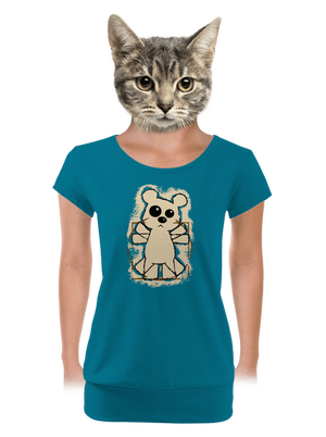 dámské tričko s lemem