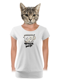 dámské tričko s lemem