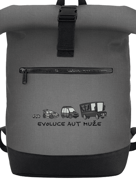 Evoluce aut muže batoh Grey Marl
