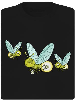 Světluška dámské sportovní tričko Black