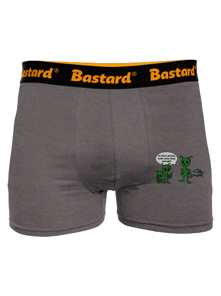 Ufouni s mobilem boxerky Gray Melange