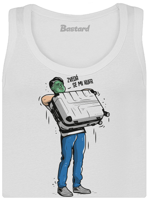 Kufr dámské tílko klasické White