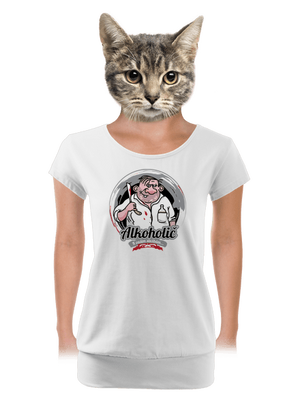 dámské tričko s lemem