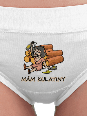 Mám kulatiny dámské kalhotky White