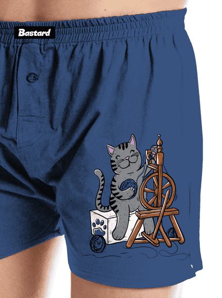 Kočka přede pánské trenky Blue
