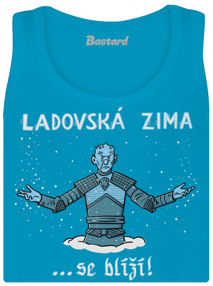 Ladovská zima se blíží dámské tílko klasické Blue Atol