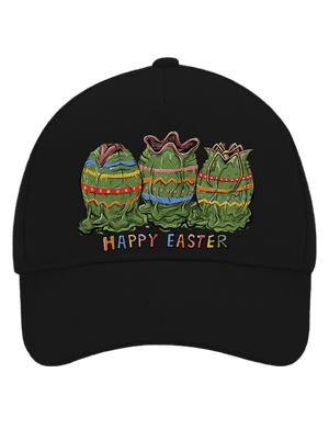 Happy Easter kšiltovka baseballka Black
