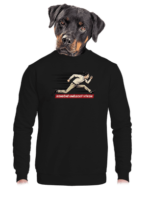 unisex mikina bez kapuce