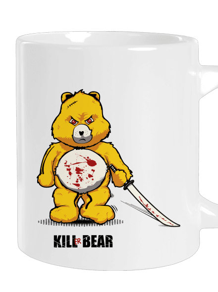 Killer bear velký hrnek White