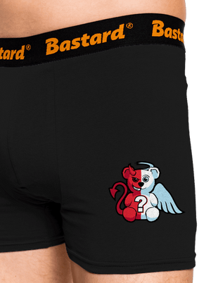 Anděl vs. ďábel boxerky Black