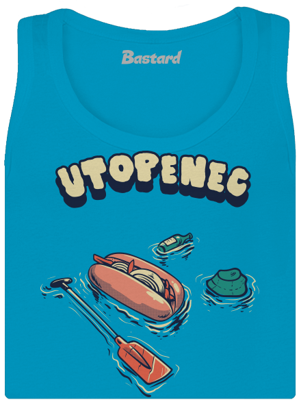 Utopenec dámské tílko klasické Blue Atol