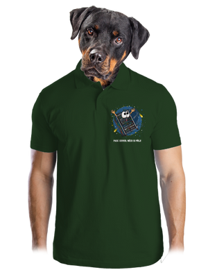 Padá server pánská polokošile Bottle Green Mal