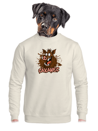 unisex mikina bez kapuce