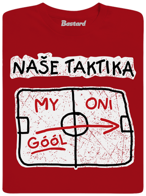 Naše taktika dětské tričko Red