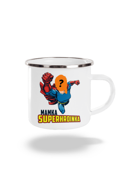 Mamka superhrdinka plecháček White