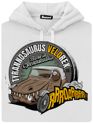Tyrannosaurus Velorex dámská mikina klokanka White