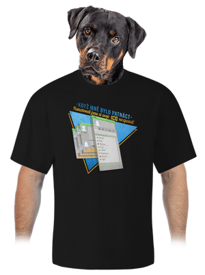 unisex tričko oversized