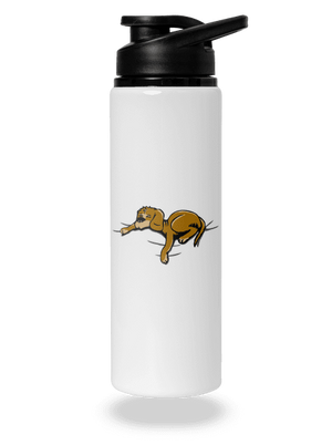 Spící pes lahev na vodu White