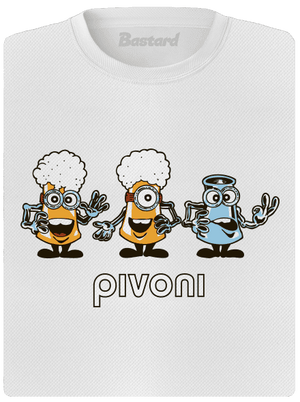 Pivoni dámské sportovní tričko White