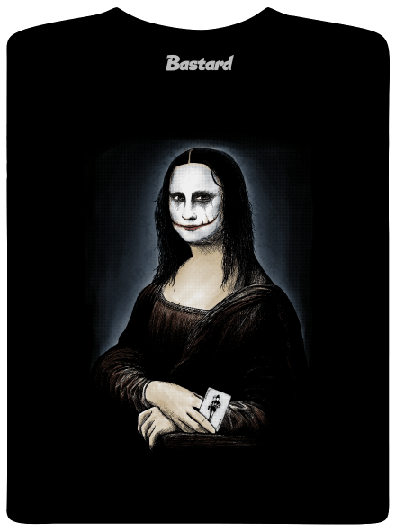 Mona Joker Lisa pánské tričko Black
