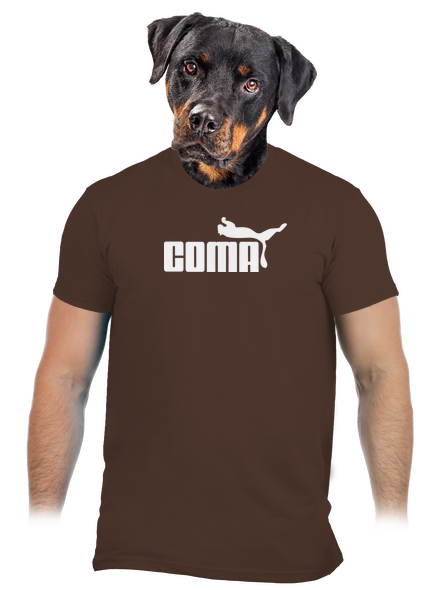 Coma pánské tričko Brown