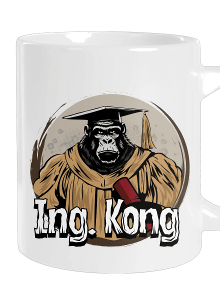 Ing. Kong velký hrnek White