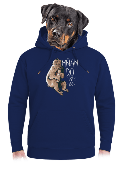 Mňam do p*** unisex mikina premium Navy