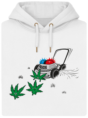 Ganja krize unisex mikina premium Snowwhite