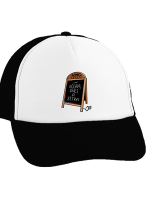 Včera, dnes a zítra kšiltovka truckerka Black cap